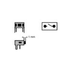 Pulsador tacto SMD medidas 7,3x4,3mm