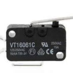 Microinterruptor Palanca + Rueda 26mm ON-(ON) 14A/250Vac