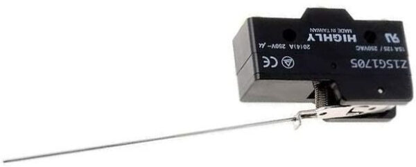 Microinterruptor Palanca 110mm 20A/250Vac IP40