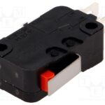 Microinterruptor Palanca 13,6mm Terminales faston 16Amp