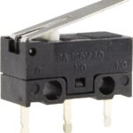 Microinterruptor Palanca 13mm 2A/250Vac