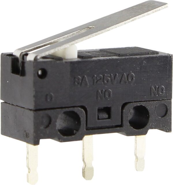 Microinterruptor Palanca 13mm 2A/250Vac
