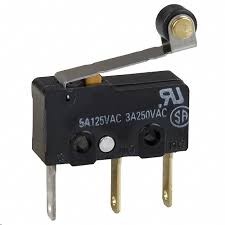 Microinterruptor Palanca 14,5mm + rueda 5Amp
