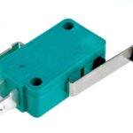 Microinterruptor Palanca 25mm+Rueda ON-(ON) 10Amp