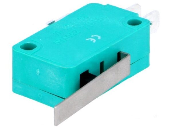 Microinterruptor Palanca 27mm 3 Terminales 6,3mm 10Amp