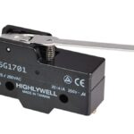 Microinterruptor con Palanca de 65mm 15A/250Vac ON-(ON)
