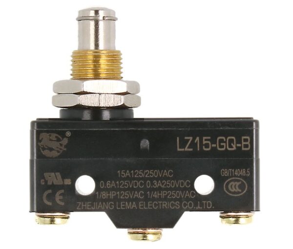 Microinterruptor con Pulsador 15A/250Vac ON-(ON)