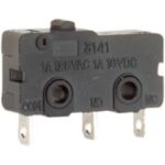 Microinterruptor sin palanca 3A/250V  19,8x10,2x9,5mm