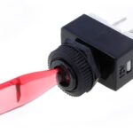 Interruptor Palanca Iluminada 12V ROJO 6A/12Vdc ON-OFF