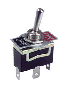 Interruptor Palanca Unipolar 10A/250V Faston 6,3mm ON-ON