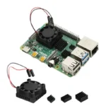 Kit Ventilador y Disipadores para Raspberry Pi4