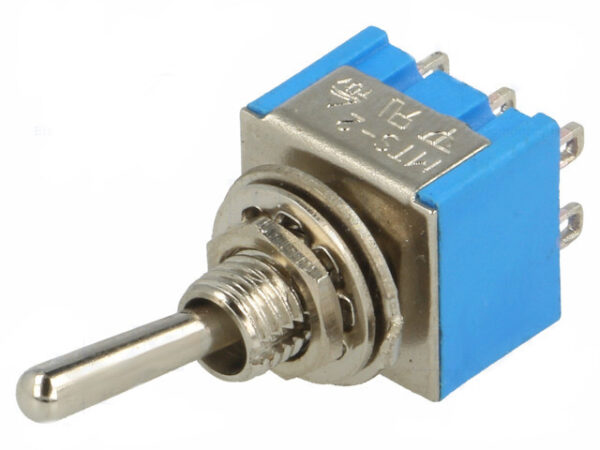 Interruptor/Conmutador Palanca ON-ON Bipolar 6 contactos 3A/250Vac