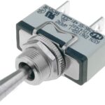 Pulsador Palanca (ON) OFF (ON) Unipolar 10A/250Vac Faston