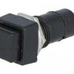 Interruptor Presion Cuadrado OFF-ON NEGRO