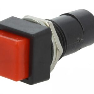 Interruptor Presion Cuadrado OFF-ON ROJO