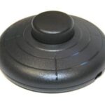 Interruptor Pulsador de Pie 2A 250Vac NEGRO