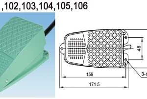 Interruptor de Pie 1Cto OFF-ON 6A/250V