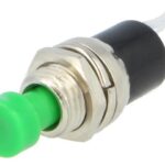 Pulsador Abierto Reposo Boton VERDE OFF-(ON)