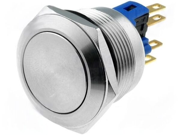 Pulsador Antivandalico 3A/220Vac 2 posiciones IP65 ON-(ON)