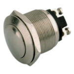 Pulsador Antivandalico Metal 2A/250Vac IP40
