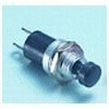 Pulsador Cerrado Reposo 1A/250Vac pulsador NEGRO ON-(OFF)