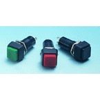 Pulsador Circuito Abierto VERDE cuadrado 3A/250Vac
