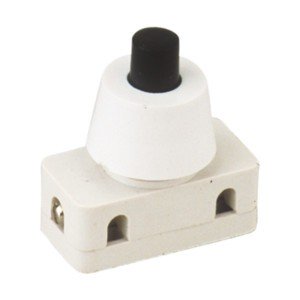 Pulsador Interruptor FLEXO 2A/250Vac Blanco