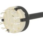 Conmutador Rotativo 1 Cto. 12 Posiciones 1A/30Vdc Eje de 6mm