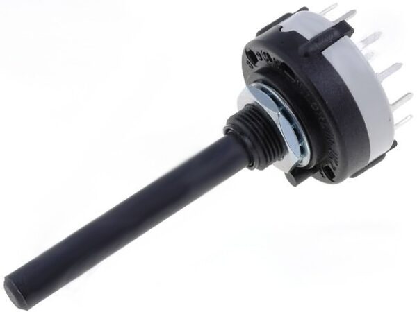 Conmutador Rotativo 3 ctos. 4 Posiciones 1A/30Vdc eje 6mm