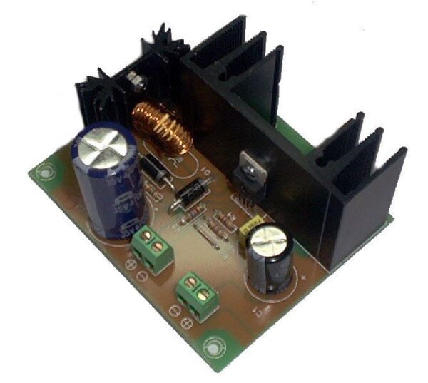 Convertidor Tension CC-CC entrada 8-40Vdc salida 24Vdc 2A LB-11
