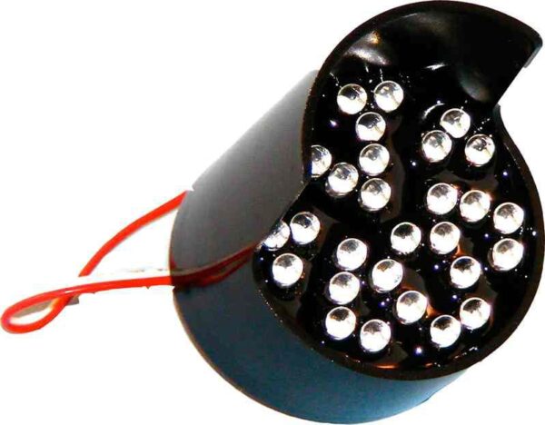 Difusor Plastico Luz de 30 leds Verdes