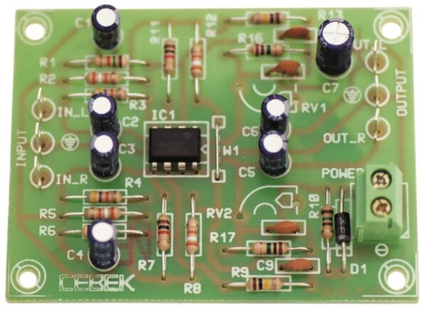 Preamplificador Stereo Pick-up magnetico RIAA P-4 Cebek