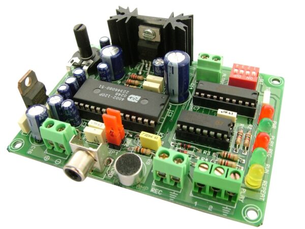 Sintetizador voz 120 segundos  c/repeticion 5W 12Vdc  TR-6 Cebek