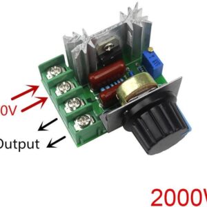 Regulador Velocidad Motores 220Vac 2000Wmax