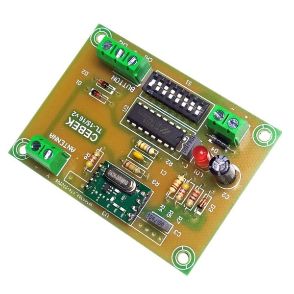 Telemando RF Emisor 1 Canal 100 metros TL15 Cebek