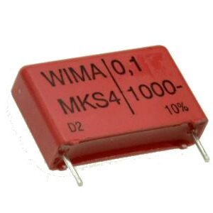 100nF 1000Vdc Condensador Polipropileno R22.5mm 100K