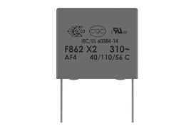 1uF 310Vac X2 Condensador Antiparasitario Raster 27,5mm
