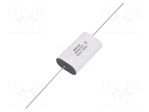 6,8uF 250Vdc Condensador Poliester 13.5x23x39.5mm AXIAL
