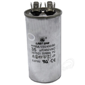 Condensador Aire Acondicionado 35uF 450Vac Ø50x80mm