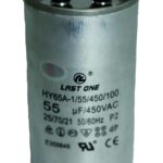 Condensador Aire Acondicionado 55uF 450Vac  Ø50X100mm
