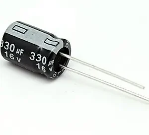 Condensador Electrolitico 330uF 16V 105ºC 8x12mm Radial
