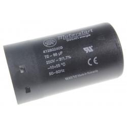 Condensador Arranque Motor 72uF 220Vac Faston 70x32
