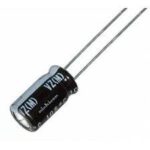 Condensador Electrolitico 0,22uF 100Vdc 105ºC 5x11mm Radial