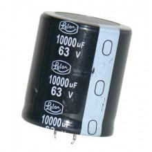 Condensador Electrolitico 10000uF 63Vdc 105ºC 35x50mm 2Pin