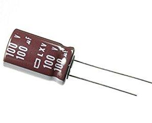 Condensador Electrolitico 100uF 100Vdc 105ºC 10x20mm Radial
