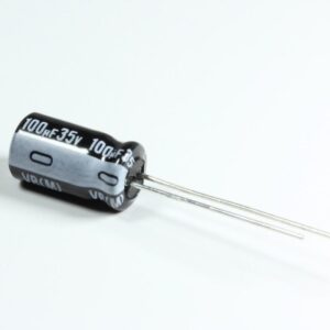 Condensador Electrolitico 100uF 35Vdc 105ºC 6,3x12mm Radial