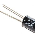 Condensador Electrolitico 100uF 63Vdc 105ºC 8x12mm Radial