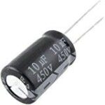 Condensador Electrolitico 10uF 450Vdc 105ºC 10x17mm Radial