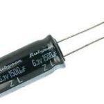 Condensador Electrolitico 1500uF 6,3Vdc 105ºC 8x16mm Radial