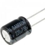 Condensador Electrolitico 220uF 50Vdc 105ºC 10x12,5mm Radial